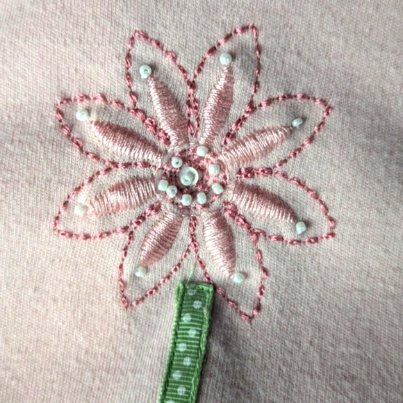 Alfred Dunner Vintage top in 2X with beads, quilting and embroidery details - Picture 7 of 12